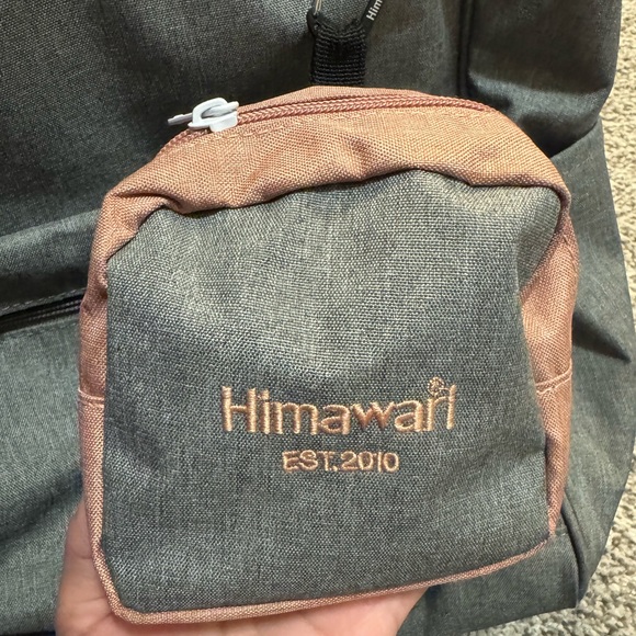 Gray and Pink Backpack - Picture 2 of 5